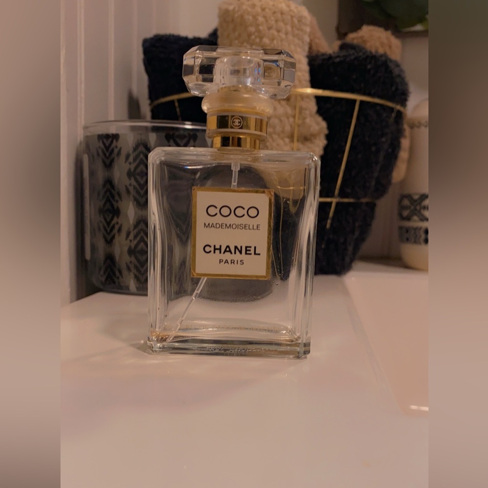 CHANEL Coco Mademoiselle with Gold and Black Accents empty!!